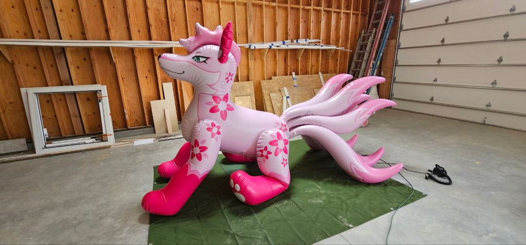 Kitsune Nine-Tailed Fox: 89" Tall Deluxe PVC Trim