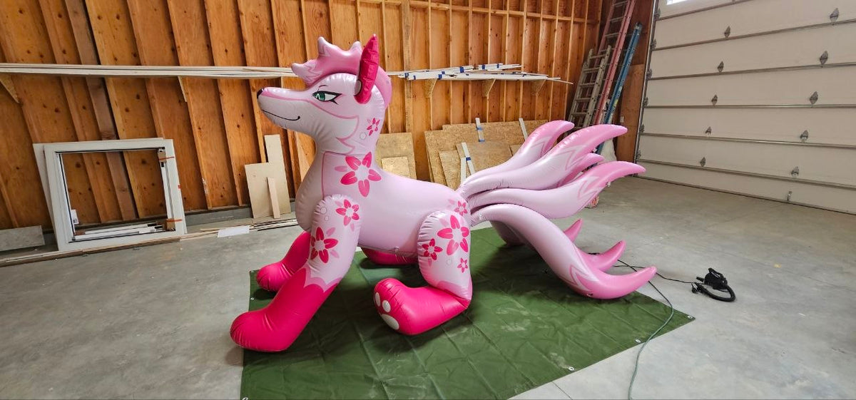 Kitsune Nine-Tailed Fox: 89" Tall Deluxe PVC Trim