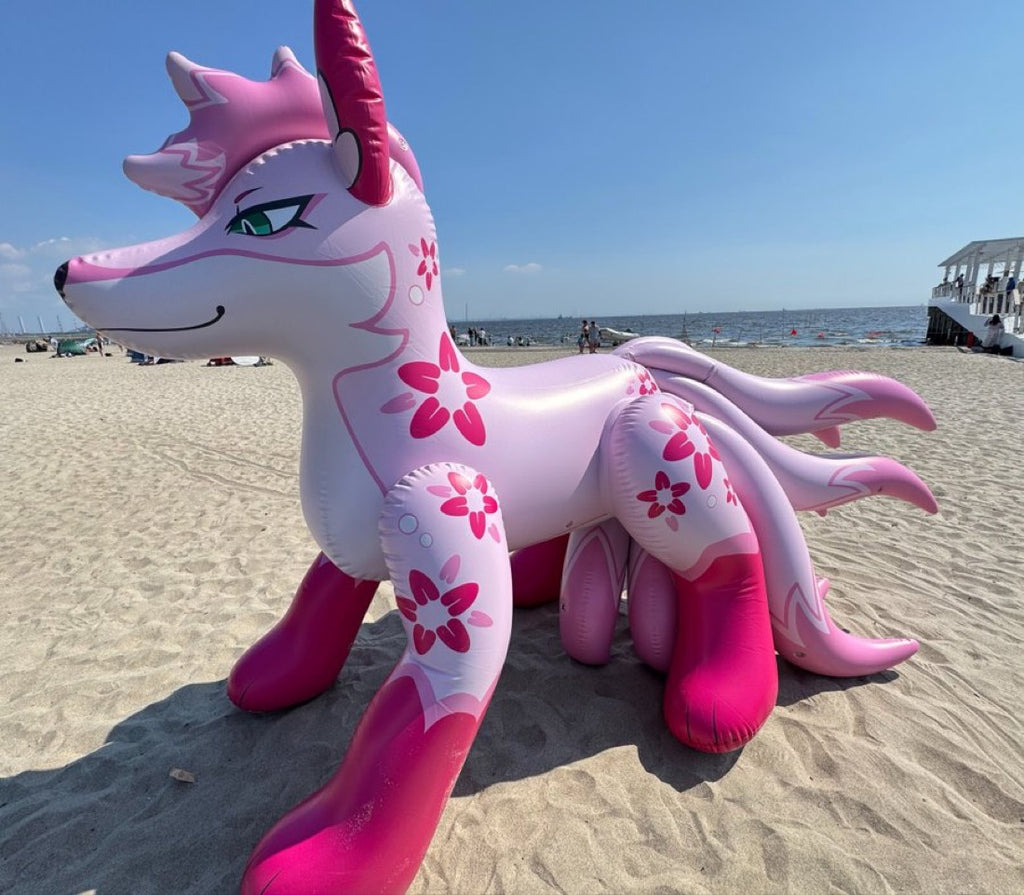 Kitsune Nine-Tailed Fox: 89" Tall Deluxe PVC Trim