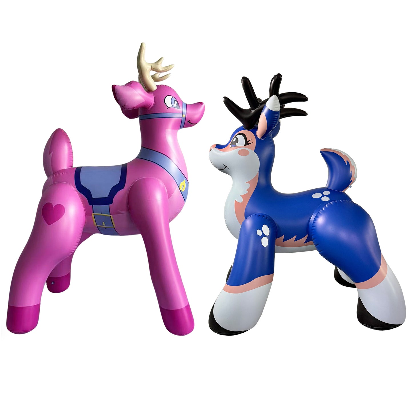 🦌 Blue Astrid Deer & Pink Buckey Deer –  Combo Set (Only 5 Sets Available)