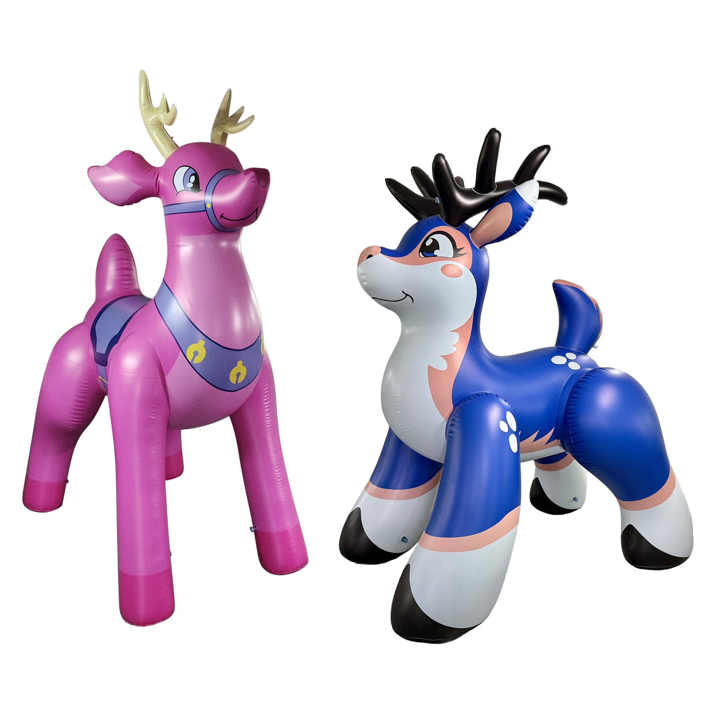 🦌 Blue Astrid Deer & Pink Buckey Deer –  Combo Set (Only 5 Sets Available)