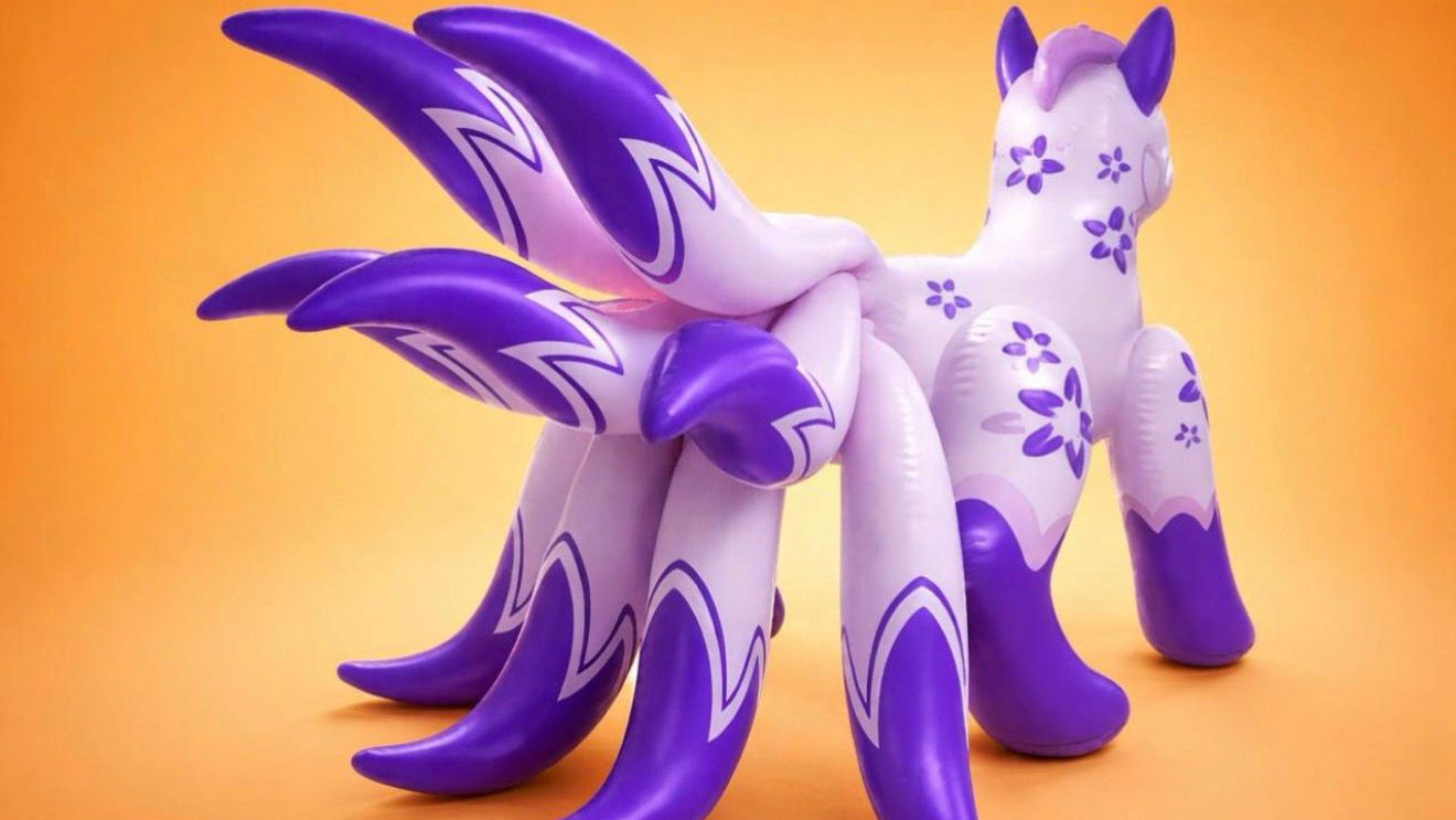 inflatable 9 tail Fox Kitsune by Jet Creations