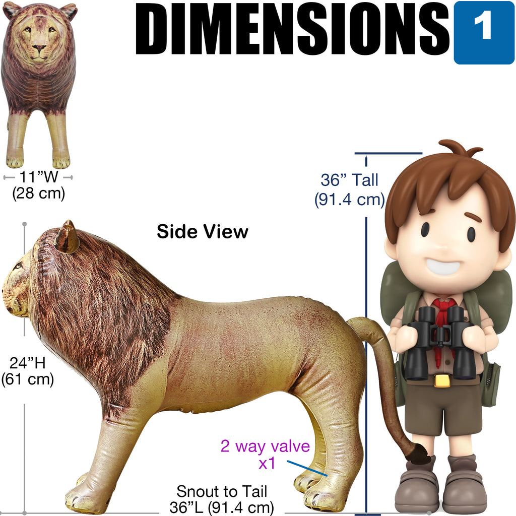 🦁 Inflatable Lion