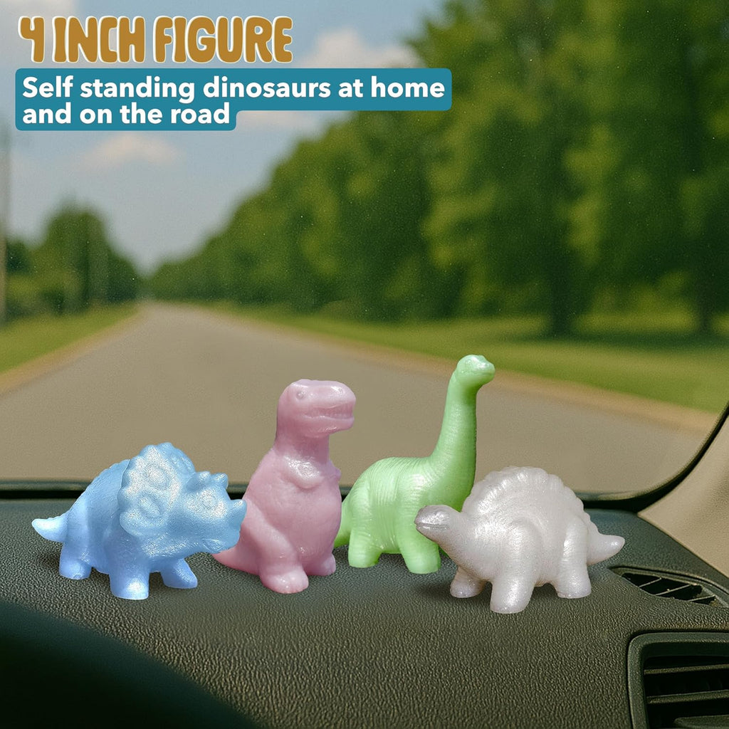 🦖 Dinosaur Figure Set - Pearlscent Multicolor