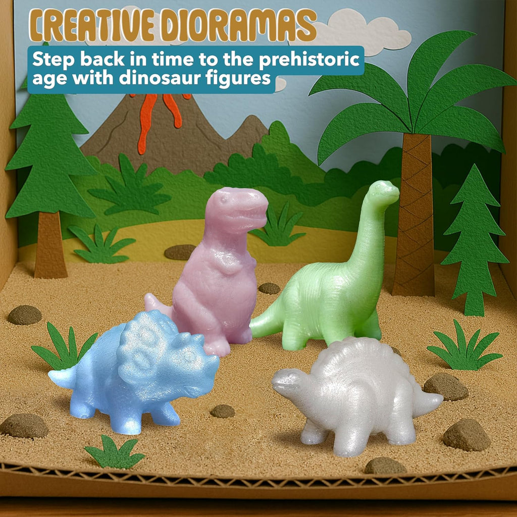🦖 Dinosaur Figure Set - Pearlscent Multicolor