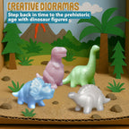🦖 Dinosaur Figure Set - Pearlscent Multicolor