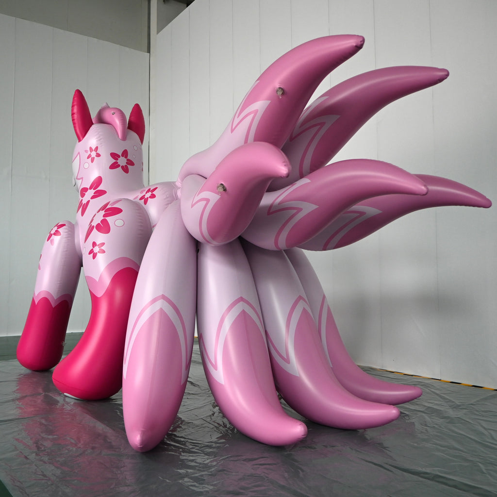 Kitsune Nine-Tailed Fox: 89" Tall Deluxe PVC Trim