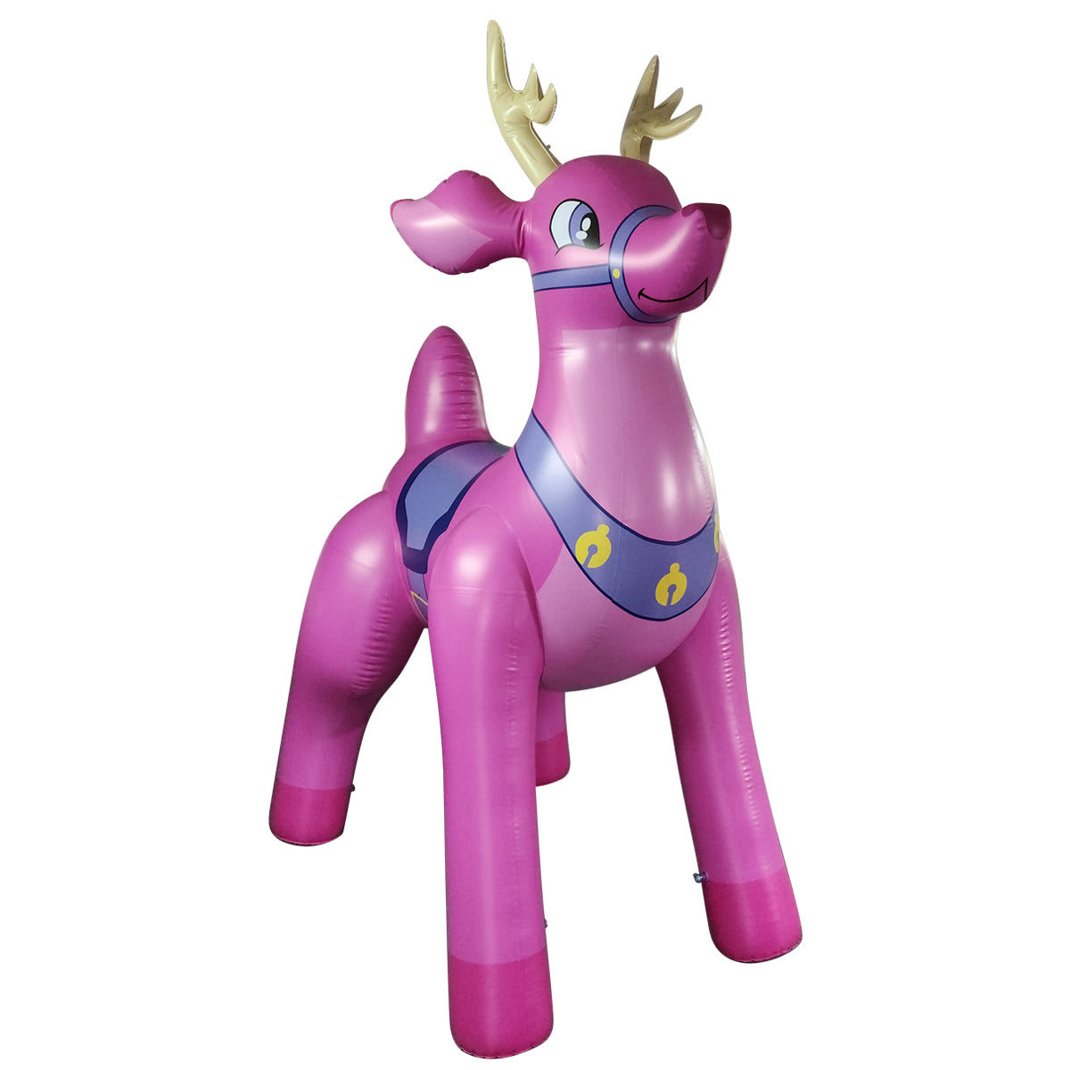 7' Tall Blitzen Pink Buckey Deer