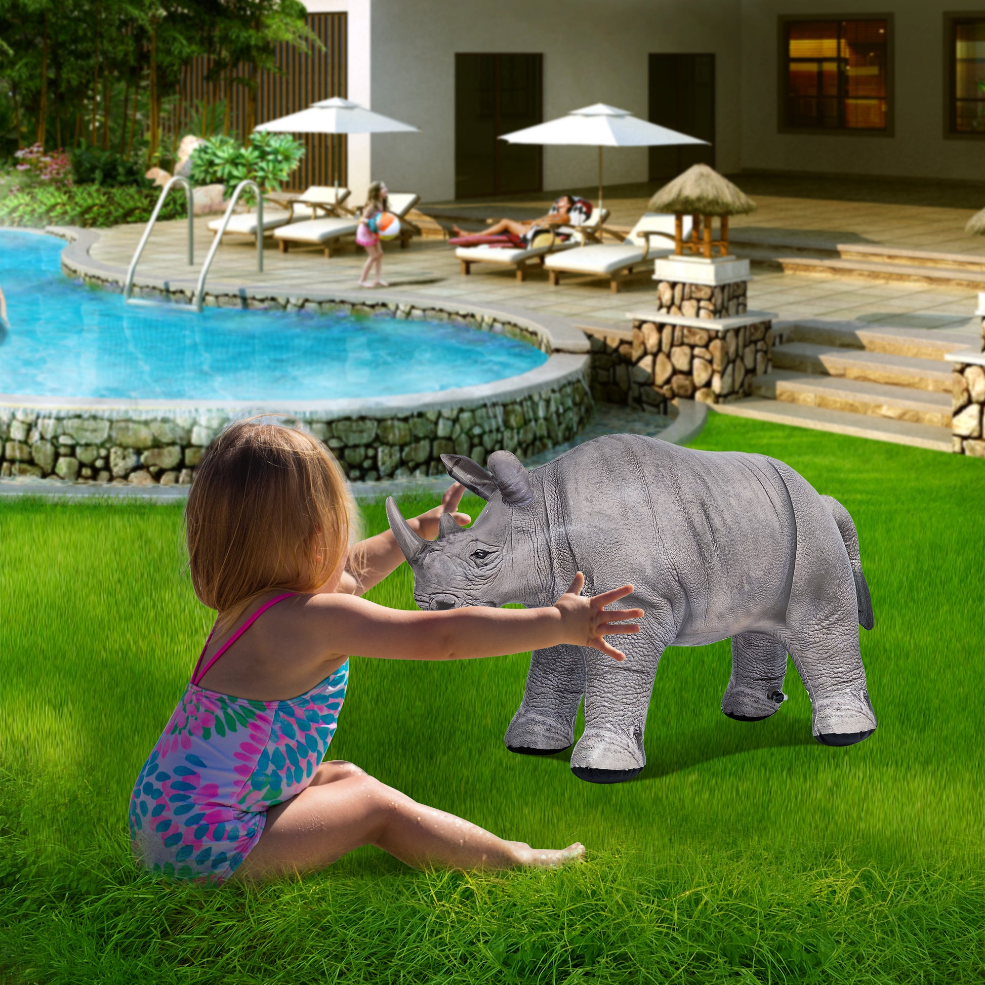 AN-RHINO 36" Rhino - decor