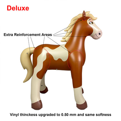 🐎 Cirrus Horse – 84inch (213cm) Tall. Lifelike Giant Horse Decoration