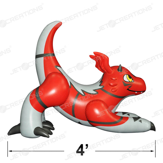4' Long Mini Red Dragon