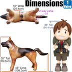 🐕 Inflatable German Shepherd