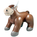 83” Inflatable Bull - Brown