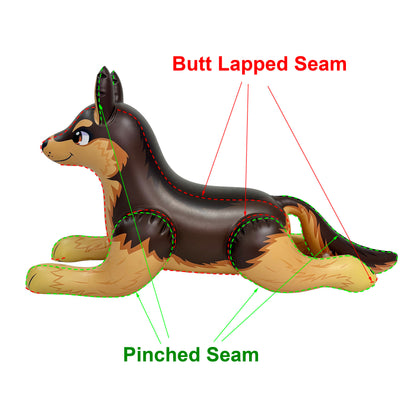 Jet Creations 4-Foot Inflatable German Shepherd — Now Available in 4 Colors!