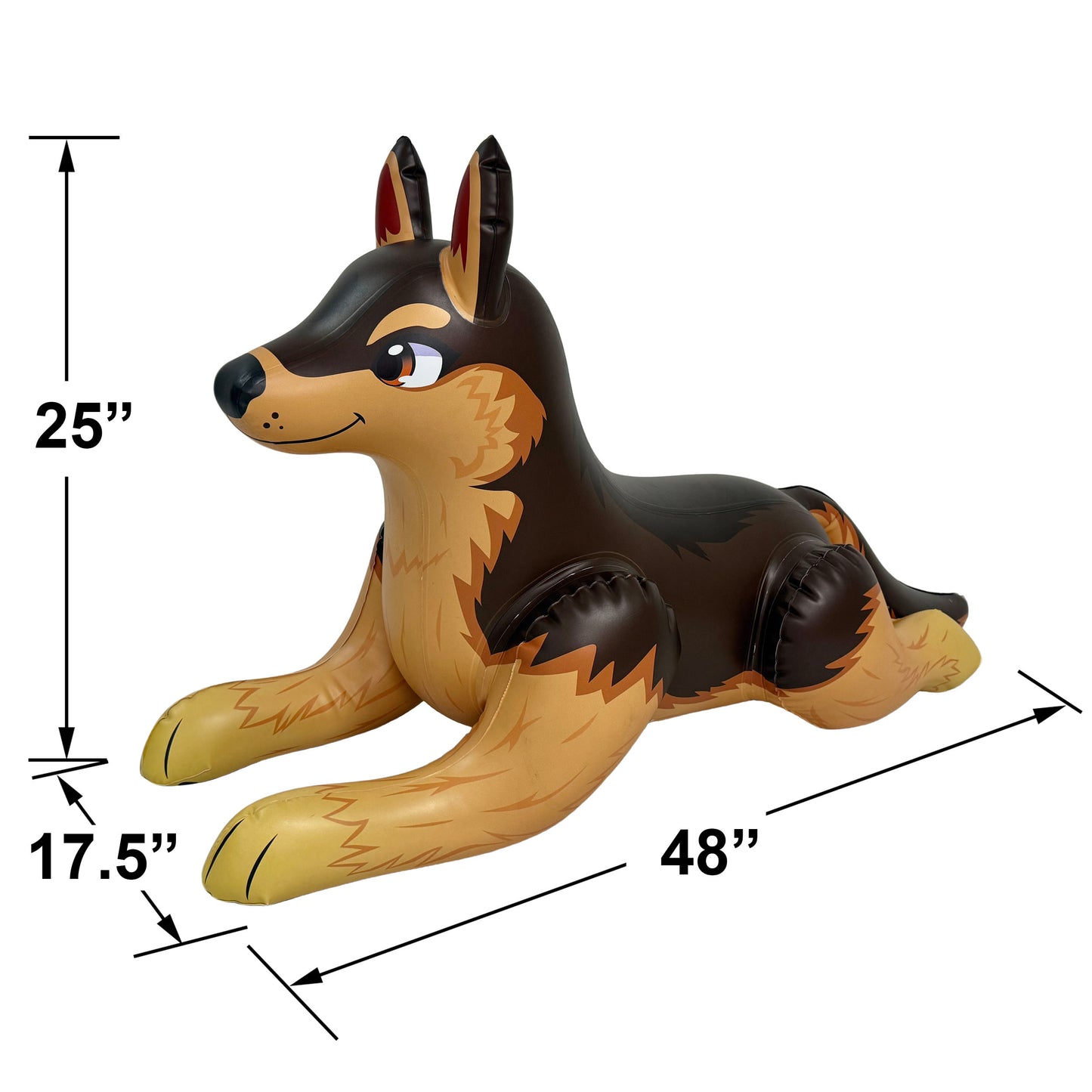 Jet Creations 4-Foot Inflatable German Shepherd — Now Available in 4 Colors!