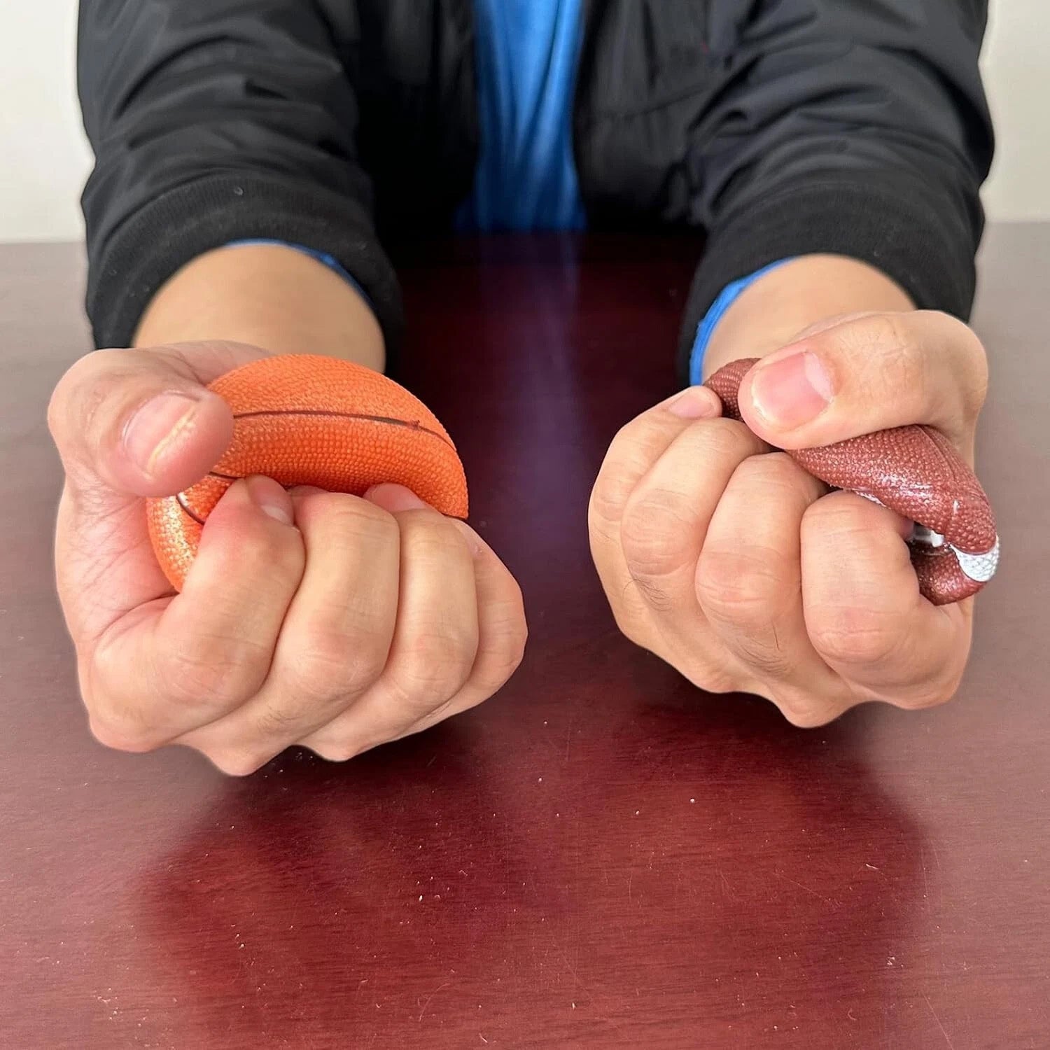 Squishy 2 Basketball 2 Football (Set of 4)