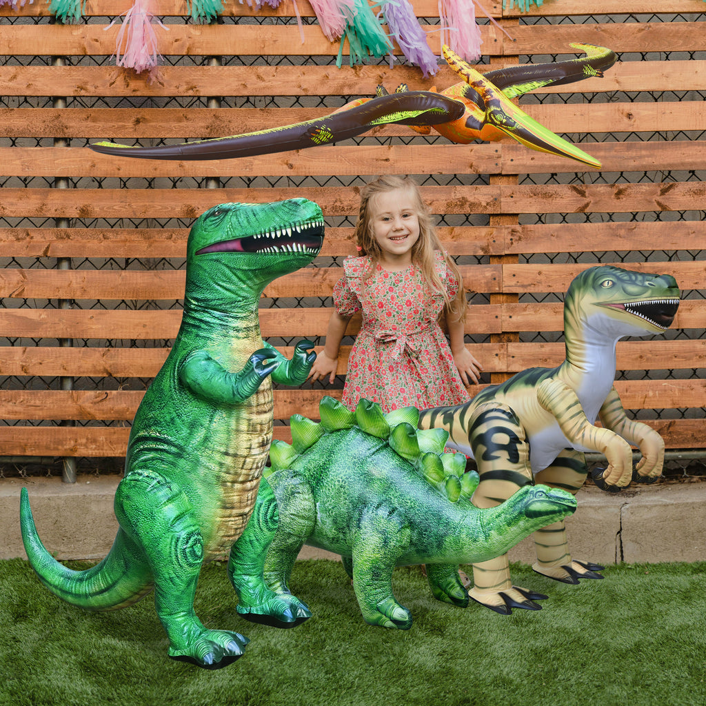 Inflatable T-rex, Pteranodon, Stegosaurus, Raptor🌟