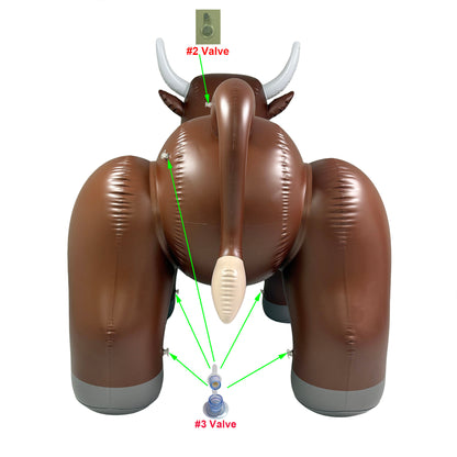 Jet Creations x SqueakCo Inflatable Bull 🐂✨