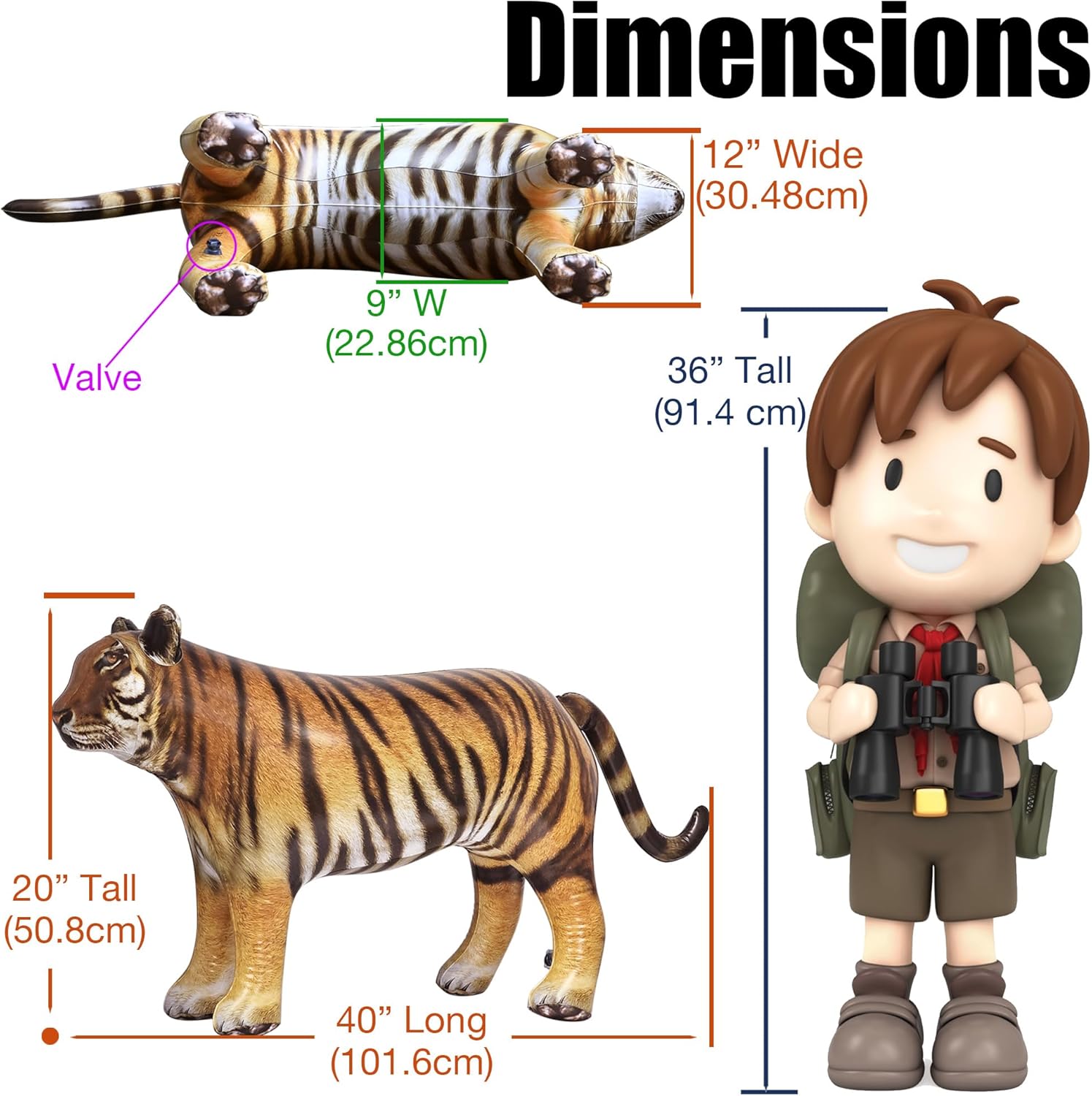 🐯Tiger : 40" Long