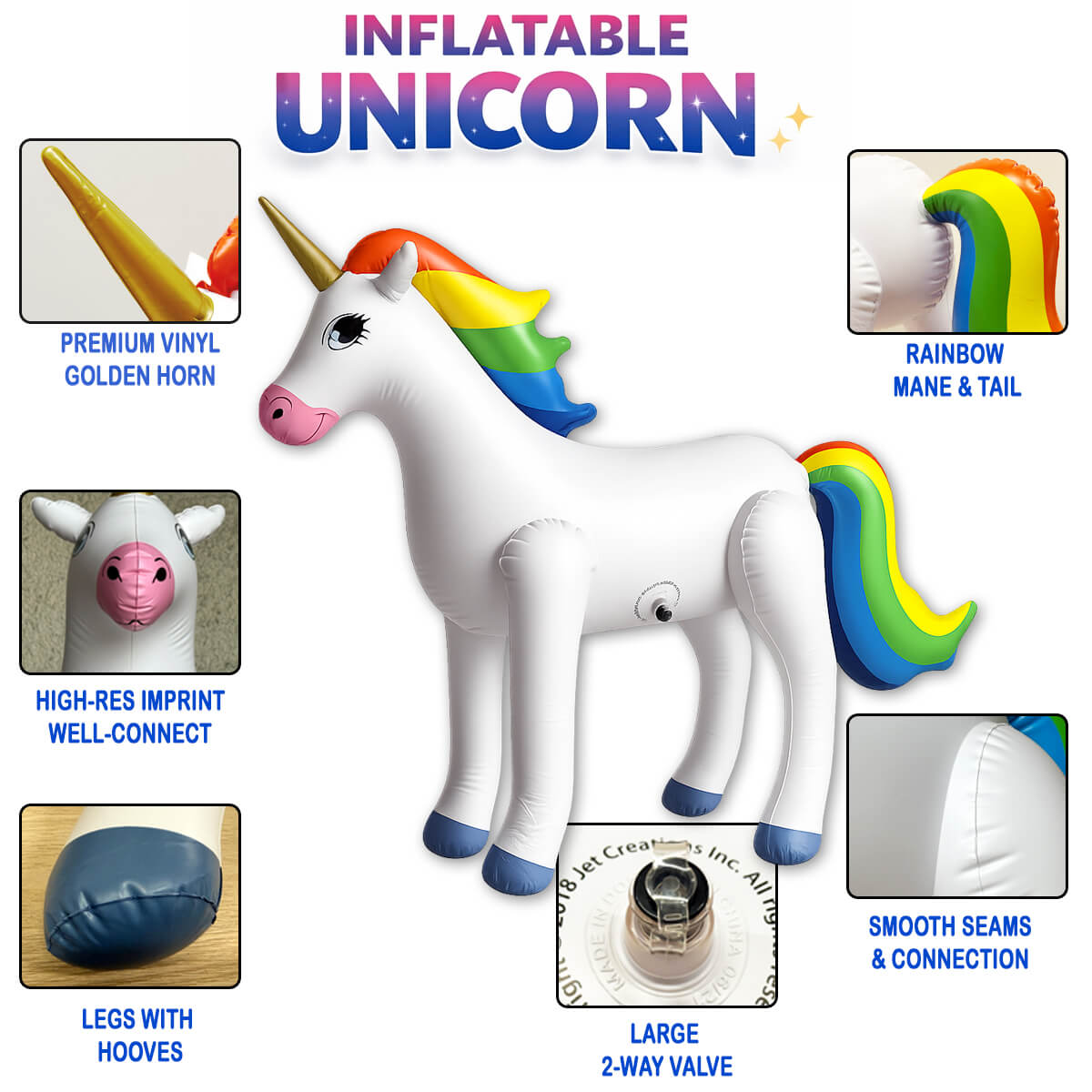 Unicorn : 30" Tall *OG*