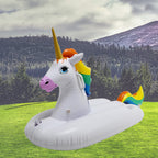 Rainbow Unicorn Ride-On, 49 INCH LONG [FUN-UNICORN49W]