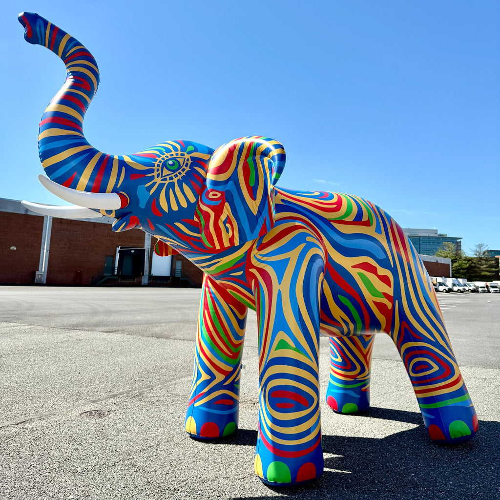 Jet Creations Ivora Elephant Inflatable - 88" Tall
