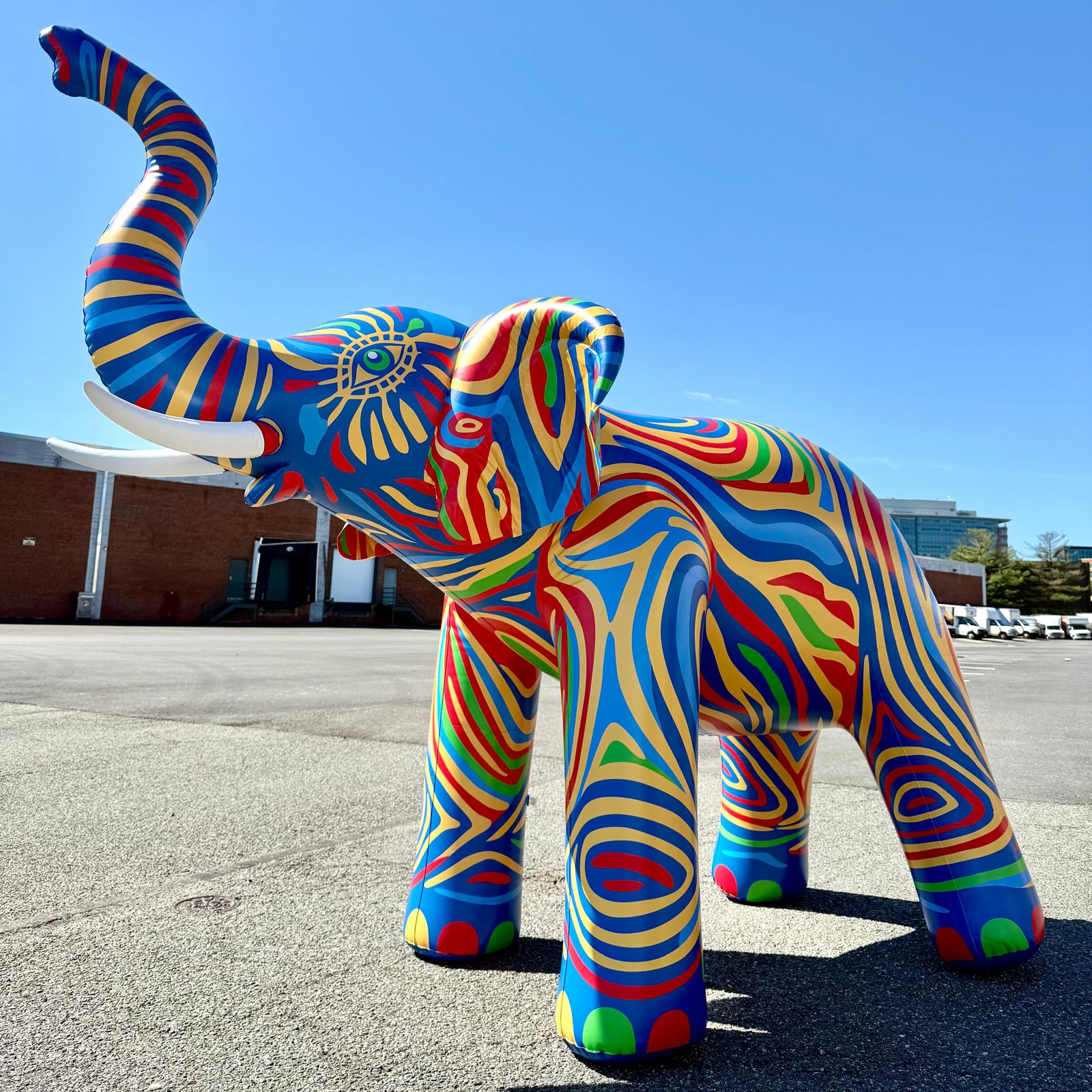 Jet Creations Ivora Elephant Inflatable - 88" Tall