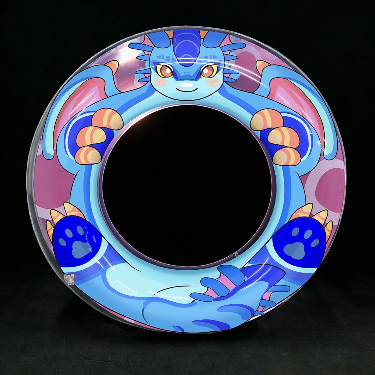 Jet Creations 42” Diameter Clear Transparent PVC Decorative Ring (5 Available Designs)