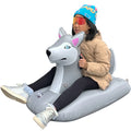 🛷 Aurora Husky Ride-On Float, 38 INCH LONG [FUN-HUSKY38W]