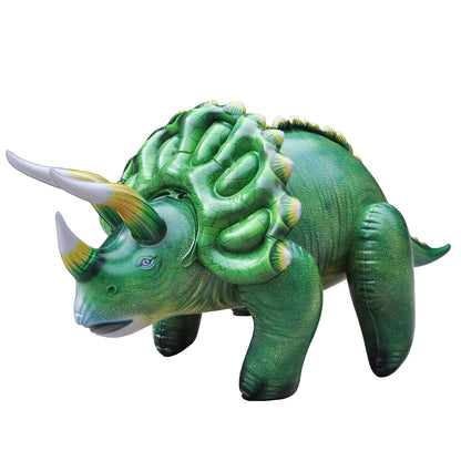 Dinosaur Collection Trex Brachiosaurus Triceratops Raptor and other Dinosaurs 7 piece, Size 37+ inch [JC-DINO7]