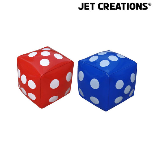 FUN-DICE2 2pcs 12inch Dice Red Dice & Blue Dice