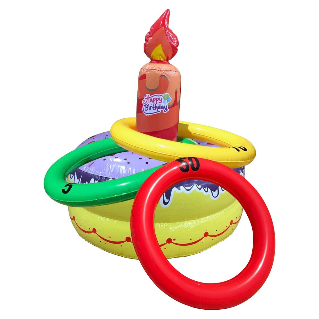 FUN-07 20inch Cake Ring Toss Birthday Logo