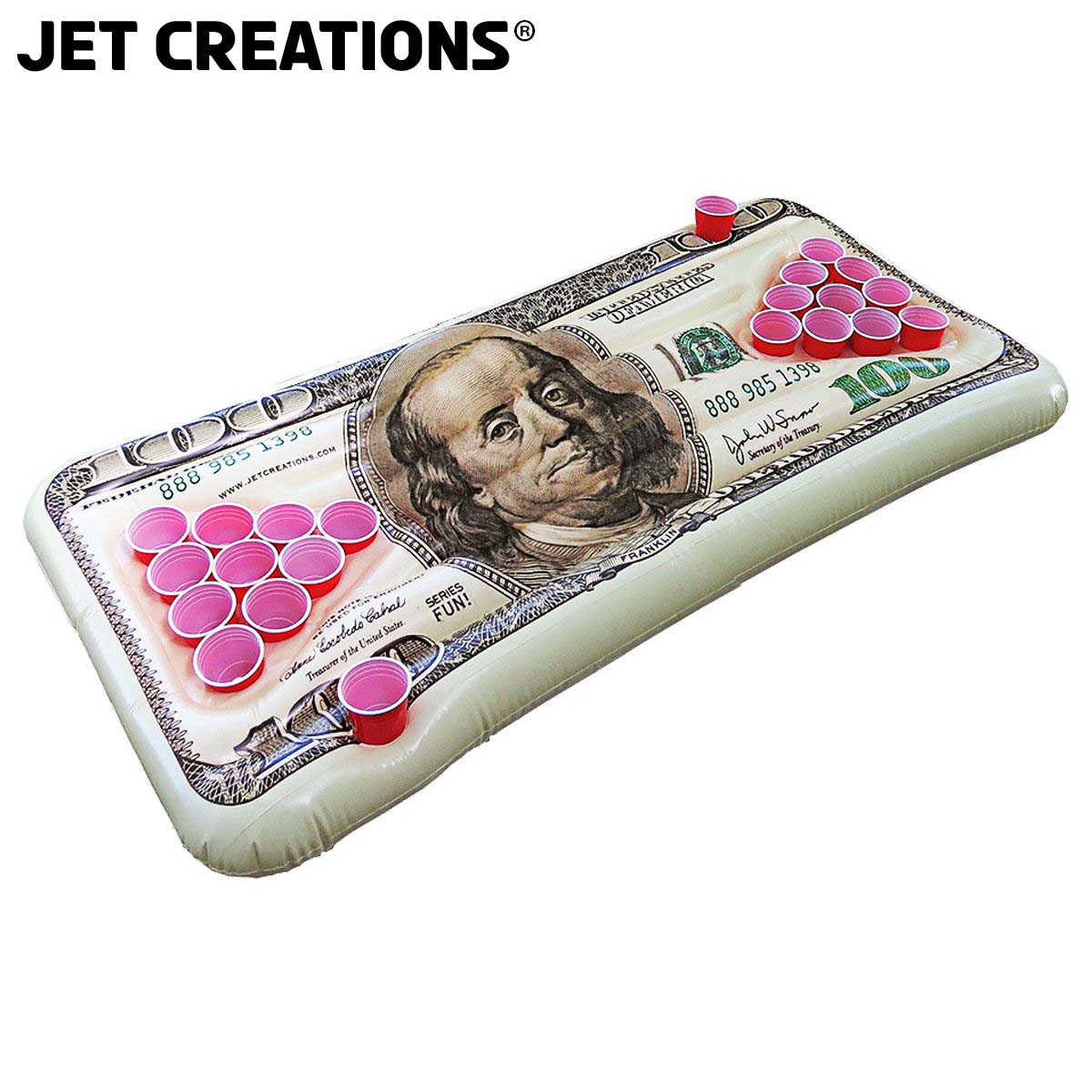 FUN-BPONG100 72inch Hundred Dollar Beer Pong