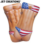FUN-HOT02 72inch Man/ Woman Hot Body Float (Patriotic Edition)