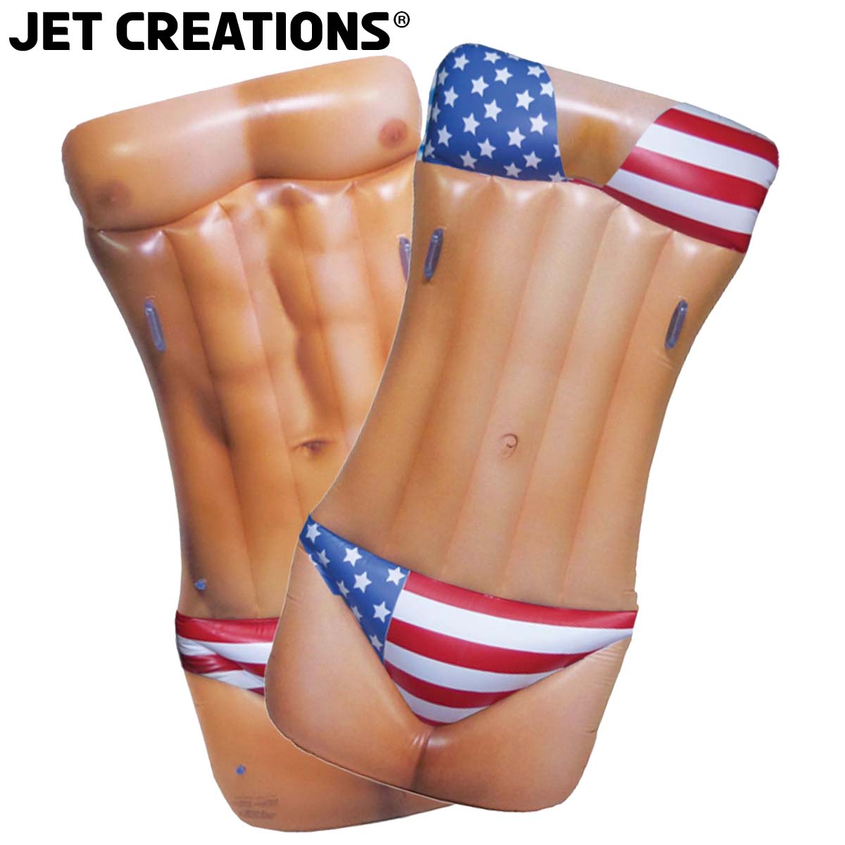 FUN-HOT02 72inch Man/ Woman Hot Body Float (Patriotic Edition)