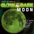 Inflatable Glow in the Dark Moon - 12 inch Dia.