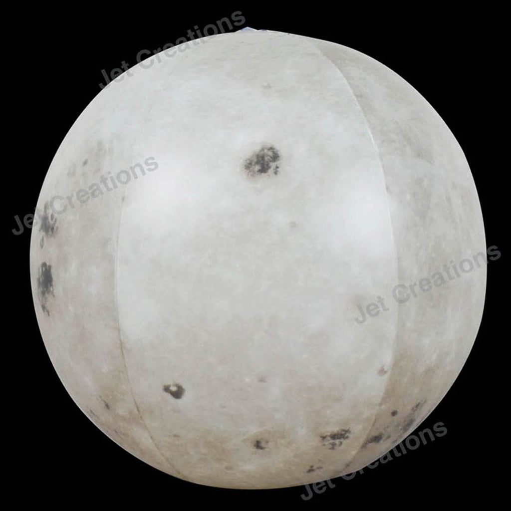 Inflatable Glow in the Dark Moon - 12 inch Dia.