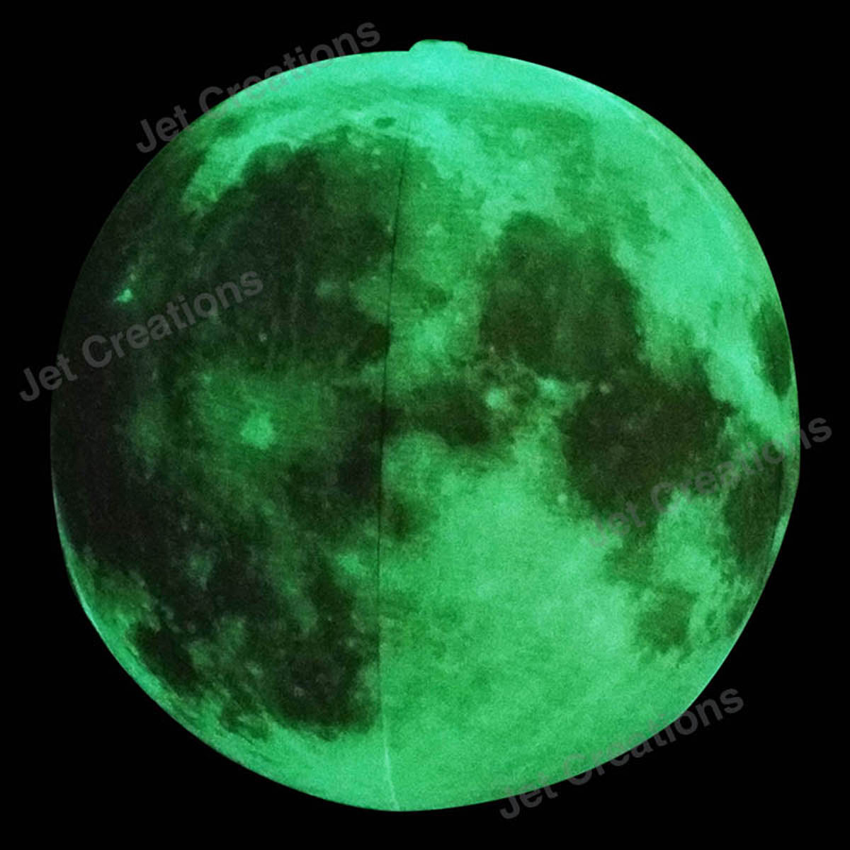 Inflatable Glow in the Dark Moon - 12 inch Dia.