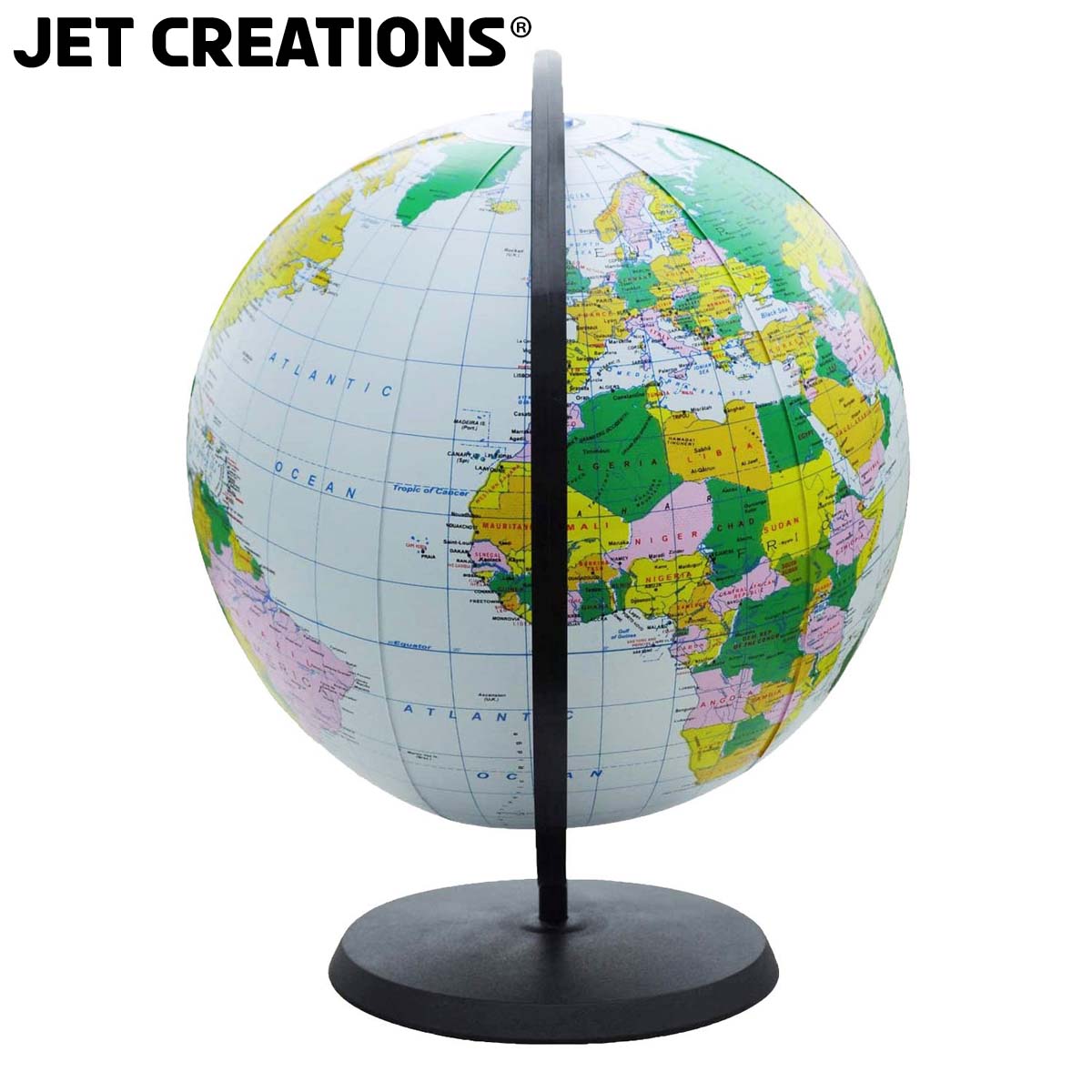 GTO-12GOBX 12 inch Desktop Globe with Stand _Side View