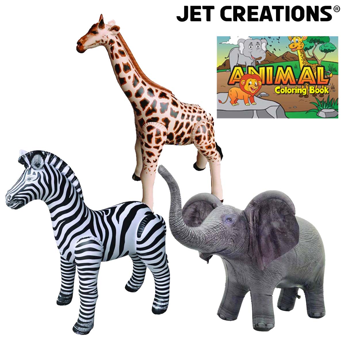 JC-GZEA Animals Bundle & Animal themed Coloring Book