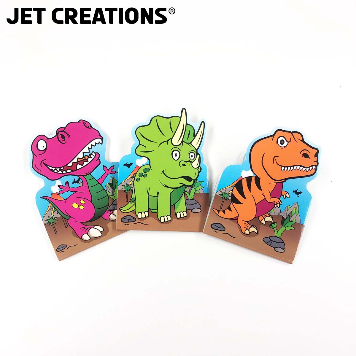 JC-MEMO3D Dinosaurs Notepad Cover